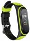 Ремешок BeCover Colour Style для Xiaomi Mi Smart Band 5 (705156) Black-Green - фото  - интернет-магазин электроники и бытовой техники TTT