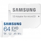 Карта памяти Samsung Evo Plus microSDXC 64GB UHS-I U1 V10 + SD-адаптер (MB-MC64SA/EU) - фото  - интернет-магазин электроники и бытовой техники TTT