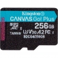 Карта пам`яті Kingston microSDXC 256GB Canvas Go! Plus G4 Class 10 UHS-I U3 V30 A2 (SDCG4/256GBSP) - фото  - інтернет-магазин електроніки та побутової техніки TTT