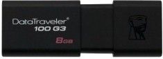 USB флеш накопичувач Kingston DataTraveler 100 G3 8GB USB 3.0 (DT100G3 / 8GB) - фото  - інтернет-магазин електроніки та побутової техніки TTT