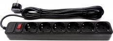 Сетевой фильтр ProLogix 6 розеток, 4.5 м (PRS-075P6-45B) Black - фото  - интернет-магазин электроники и бытовой техники TTT