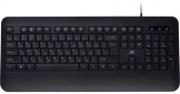 Клавіатура дротова 2Е KS109 USB (2E-KS109UB) Black  - фото  - інтернет-магазин електроніки та побутової техніки TTT