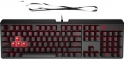 Клавиатура HP Omen Encoder Cherry MX Red (6YW76AA) Black  - фото  - интернет-магазин электроники и бытовой техники TTT