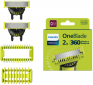Змінні леза Philips OneBlade QP624/50 з насадками для тіла 2 шт - фото  - інтернет-магазин електроніки та побутової техніки TTT