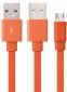 Кабель JUST Freedom Micro USB Cable (MCR-FRDM-RNG) Orange - фото  - интернет-магазин электроники и бытовой техники TTT