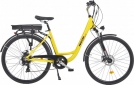 Электровелосипед Maxxter City Elite Yellow - фото  - интернет-магазин электроники и бытовой техники TTT