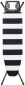Прасувальна дошка Rolser K-UNO Black Tube Blanco/Negro (K01016-2064) - фото  - інтернет-магазин електроніки та побутової техніки TTT