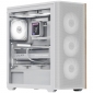 Корпус AeroCool D501A-G-WT-v2 (ACCM-DS01043.21) без БЖ White - фото  - інтернет-магазин електроніки та побутової техніки TTT