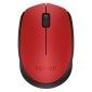 Мышь Logitech M171 Wireless Black/Red (910-004641) - фото  - интернет-магазин электроники и бытовой техники TTT