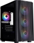 Корпус 1stPlayer X3-M-BK-4F1 без БП  Black - фото  - интернет-магазин электроники и бытовой техники TTT