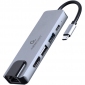 USB-хаб Cablexpert USB-C 5-в-1 (хаб/HDMI/PD/LAN) (A-CM-COMBO5-04) - фото  - інтернет-магазин електроніки та побутової техніки TTT