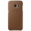 Чехол Leather Cover Samsung Galaxy S7 Edge Brown (EF-VG935LDEGRU) - фото  - интернет-магазин электроники и бытовой техники TTT