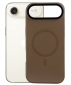 Панель BeCover FIBRA ArcLine Case with MagSafe для Apple iPhone 17 Air (715376) Brown - фото  - інтернет-магазин електроніки та побутової техніки TTT