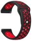 Ремінець BeCover Nike Style для Xiaomi Amazfit Stratos 1/2/2S/3 / GTR 2 / GTR 47mm / GTR Lite 47mm / Nexo / Pace (BC_705812) Black-Red - фото  - інтернет-магазин електроніки та побутової техніки TTT