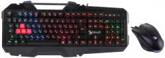 Комплект проводной A4Tech B2500 Bloody USB (4711421941761) Black  - фото  - интернет-магазин электроники и бытовой техники TTT