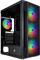 Корпус 1STPLAYER X5-BK-4F1 Black - фото  - інтернет-магазин електроніки та побутової техніки TTT