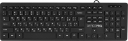 Клавіатура дротова OfficePro SK276 USB Black - фото  - інтернет-магазин електроніки та побутової техніки TTT