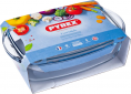 Каструля для запікання Pyrex Essentials прямокутна скляна 4.3 л + 2.2 л (466A000/7643) - фото  - інтернет-магазин електроніки та побутової техніки TTT