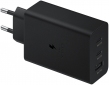 Сетевое зарядное устройство Samsung 65W Power Adapter Trio (EP-T6530NBEGRU) Black - фото  - интернет-магазин электроники и бытовой техники TTT