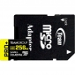 Карта памяти Team Group Pro+ MicroSDXC 256GB Class 10 UHS-I U3 V30 A2 + SD adapter (TPPMSDX256GIA2V3003) - фото  - интернет-магазин электроники и бытовой техники TTT