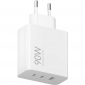 Сетевое зарядное устройство Xiaomi 90W HyperCharge 1U+2C (BHR087MEU) White - фото  - интернет-магазин электроники и бытовой техники TTT