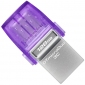 USB флеш накопитель Kingston DataTraveler MicroDuo 3С Gen3 128GB USB-A+USB-C (DTDUO3CG3/128GB) - фото  - интернет-магазин электроники и бытовой техники TTT