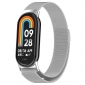 Ремінець BeCover Milanese Style для Xiaomi Mi Smart Band 8 / 9 / 10 (714602) Silver - фото  - інтернет-магазин електроніки та побутової техніки TTT