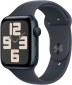 Apple Watch SE (2024) GPS 44mm Midnight Aluminium Case with Midnight Sport Band - M/L (MXEK3QH/A) - фото  - інтернет-магазин електроніки та побутової техніки TTT