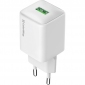 Сетевое зарядное устройство ColorWay 1USB Quick Charge 3.0 (18W) V2 (CW-CHS063Q-WT) White - фото  - интернет-магазин электроники и бытовой техники TTT