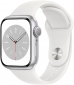 Apple Watch Series 8 GPS 45mm Silver Aluminium Case with White Sport Band (MP6N3UL/A) - фото  - інтернет-магазин електроніки та побутової техніки TTT