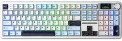 Клавиатура беспроводная AULA F108 Pro Reaper Switch USB/Bluetooth/2.4G (6978080501318) White  - фото  - интернет-магазин электроники и бытовой техники TTT