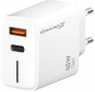 Сетевое зарядное устройство Grand-X GaN 45W CH-460W Type-C + USB-A White - фото  - интернет-магазин электроники и бытовой техники TTT
