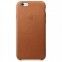 Чехол для Apple iPhone 6s Leather Case Saddle Brown (MKXT2ZM/A) - фото  - интернет-магазин электроники и бытовой техники TTT