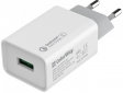 Сетевое зарядное устройство ColorWay 1 USB Quick Charge 3.0 (18W) (CW-CHS013Q-WT) White - фото  - интернет-магазин электроники и бытовой техники TTT