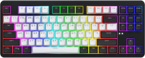 Клавіатура бездротова Hator Rockfall 3 Mecha TKL QMK/VIA Orange Wireless (HTK850UA) Black  - фото  - інтернет-магазин електроніки та побутової техніки TTT
