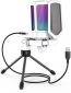 Микрофон Fifine RGB AmpliGame A6VW White - фото  - интернет-магазин электроники и бытовой техники TTT