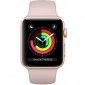 Смарт часы Apple Watch Series 3 GPS 42mm Gold Aluminium Case with Pink Sand Sport Band (MQL22FS/A) - фото  - интернет-магазин электроники и бытовой техники TTT
