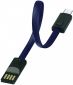 Кабель ColorWay USB - Type-C (брелок) 2.4А 22 см (CW-CBUC023-BL) Blue - фото  - интернет-магазин электроники и бытовой техники TTT
