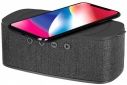 Портативная акустика Momax Q.ZONIC Wireless Charging Bluetooth Speaker (QS1A) Grey - фото  - интернет-магазин электроники и бытовой техники TTT