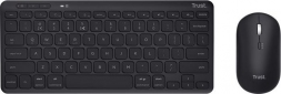 Комплект Trust Lyra Wireless Keyboard Mouse Set (24843) Black  - фото  - интернет-магазин электроники и бытовой техники TTT