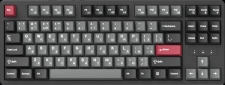 Клавиатура беспроводная GamePro Asgard Ragnar Keychron Super Red Switch Wireless/Bluetooth/USB (MK285BK) Black  - фото  - интернет-магазин электроники и бытовой техники TTT