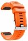 Ремешок GARMIN QuickFit 22 Dots Silicone Band Orange - фото  - интернет-магазин электроники и бытовой техники TTT