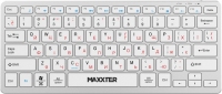 Клавиатура беспроводная Maxxter KBW-C01S-UA Wireless White - фото  - интернет-магазин электроники и бытовой техники TTT