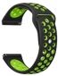 Ремешок BeCover Nike Style для Xiaomi iMi KW66 / Mi Watch Color / Haylou LS01/LS02 / Haylou Smart Watch Solar LS05 (BC_705802) Black-Green - фото  - интернет-магазин электроники и бытовой техники TTT