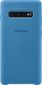 Панель Samsung Silicone Cover для Samsung Galaxy S10 Plus (EF-PG975TLEGRU) Blue - фото  - интернет-магазин электроники и бытовой техники TTT