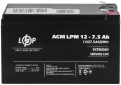 Аккумуляторная батарея LogicPower AGM LPM 12V 7.5Ah (LP3864) - фото  - интернет-магазин электроники и бытовой техники TTT