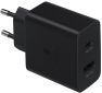 Сетевое зарядное устройство Samsung 35W PD Power Adapter Duo (EP-TA220NBEGRU) Black - фото  - интернет-магазин электроники и бытовой техники TTT