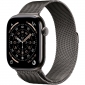 Apple Watch Series 11 GPS + Cellular 42mm Slate Titanium Case with Slate Milanese Loop (MF8U4RK/A) - фото  - інтернет-магазин електроніки та побутової техніки TTT