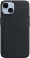 Панель Apple MagSafe Leather Case для Apple iPhone 14 (MPP43RM/A) Midnight - фото  - інтернет-магазин електроніки та побутової техніки TTT