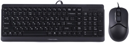 Комплект A4Tech Fstyler F1512 USB (4711421957939) Black - фото  - інтернет-магазин електроніки та побутової техніки TTT